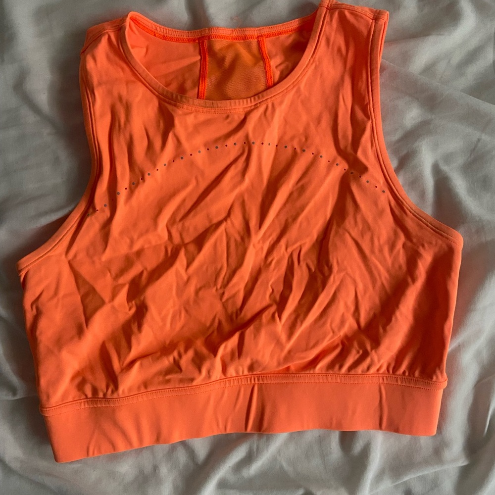 Lululemon Athletica Orange Sports Bra top
